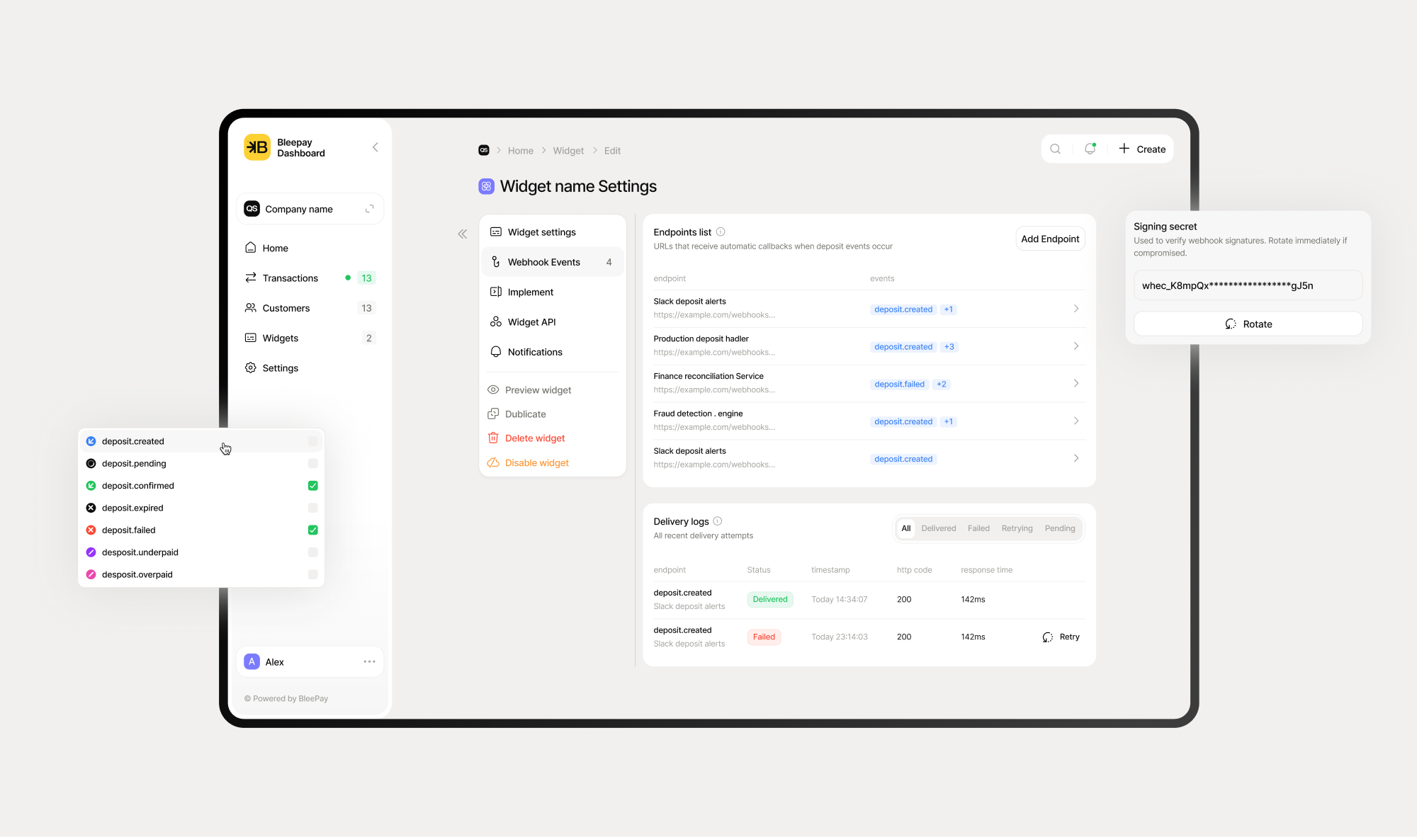 Dashboard